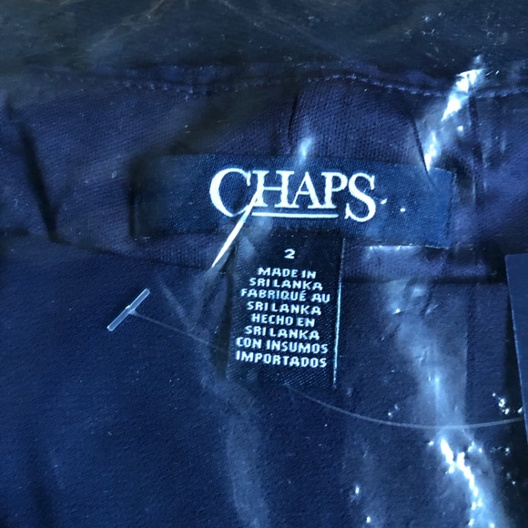 NEW CHAPS Embellished Overlay Evening Gown Dress - Picture 7 of 16